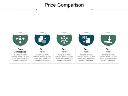 Price comparison ppt powerpoint presentation show master slide cpb