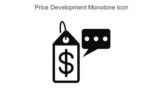 Price Development Monotone Icon In Powerpoint Pptx Png And Editable Eps Format