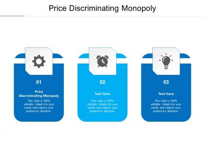 Price discriminating monopoly ppt powerpoint presentation summary layouts cpb