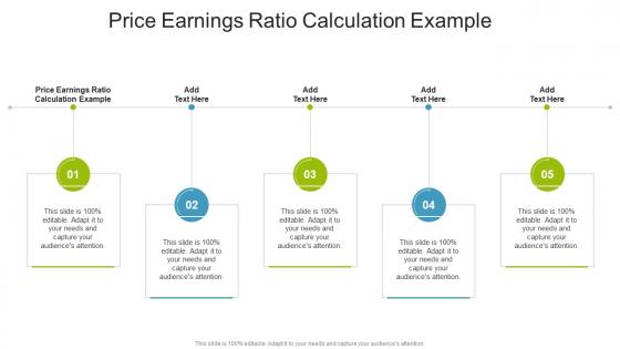 Price Earnings Ratio Calculation Example In Powerpoint And Google Slides Cpb