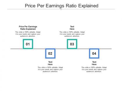 Price per earnings ratio explained ppt powerpoint presentation show sample cpb