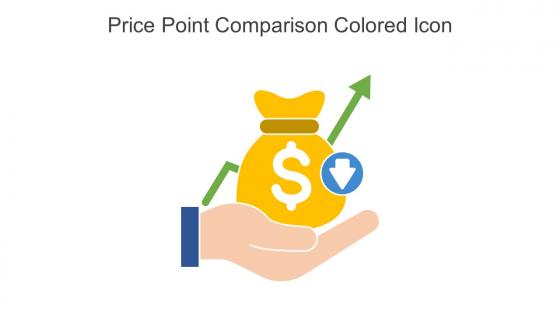 Price Point Comparison Colored Icon In Powerpoint Pptx Png And Editable Eps Format