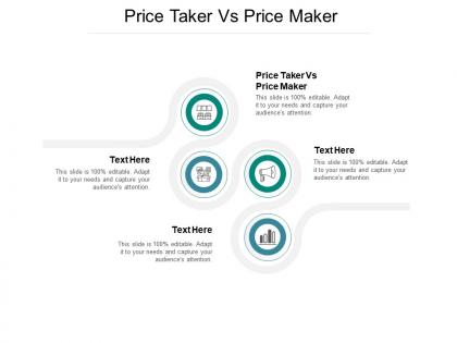 Price taker vs price maker ppt powerpoint presentation show design inspiration cpb