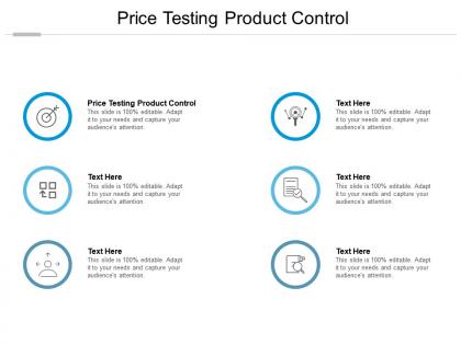 Price testing product control ppt powerpoint presentation model influencers cpb