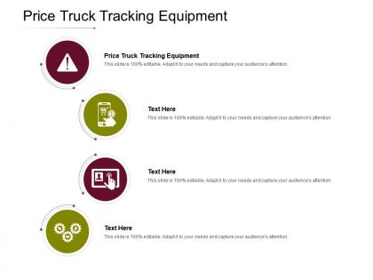 Price truck tracking equipment ppt powerpoint presentation outline rules cpb