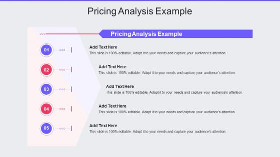 Pricing Analysis Example In Powerpoint And Google Slides Cpb