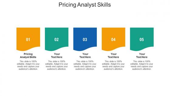 Pricing analyst skills ppt powerpoint presentation infographics inspiration cpb