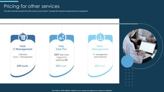 Pricing For Other Services Devops Implementation And Transformation Service