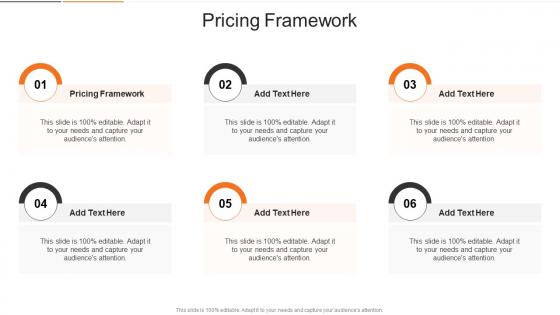 Pricing Framework In Powerpoint And Google Slides Cpb