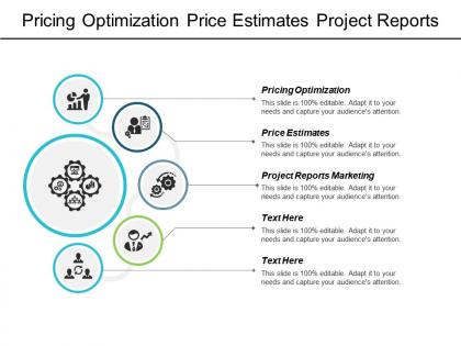 Pricing optimization price estimates project reports marketing satisfying customers cpb