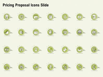 Pricing proposal icons slide ppt powerpoint presentation summary ideas