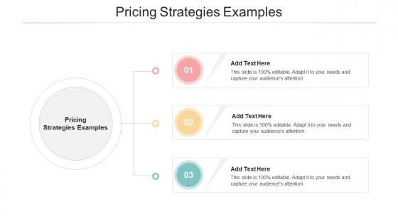 Pricing Strategies Examples In Powerpoint And Google Slides Cpb
