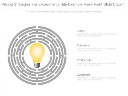 Pricing strategies for e commerce site example powerpoint slide clipart