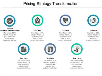 Pricing strategy transformation ppt powerpoint presentation infographic template files cpb
