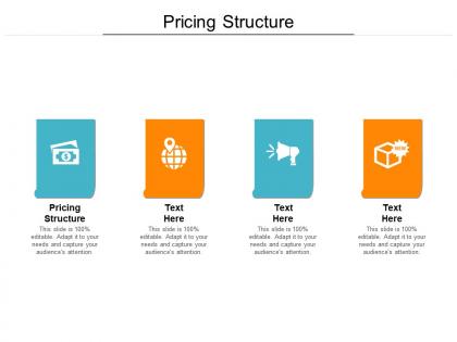 Pricing structure ppt powerpoint presentation layouts vector cpb