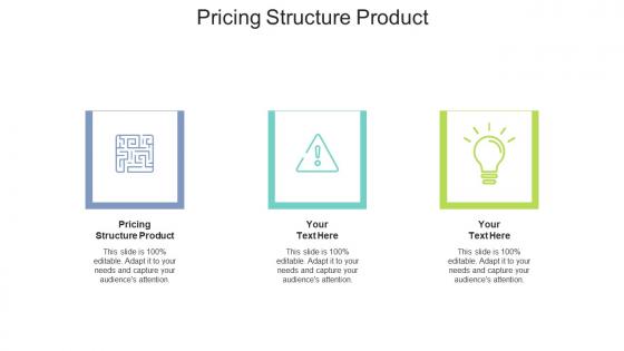 Pricing structure product ppt powerpoint presentation styles design ideas cpb