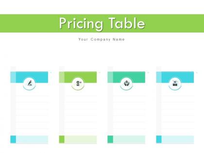 Pricing table website development technology advancement product plans