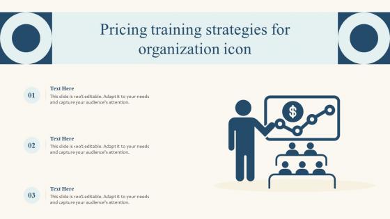 Pricing Training Strategies For Organization Icon