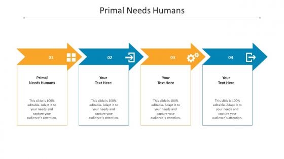 Primal Needs Humans Ppt Powerpoint Presentation Ideas Templates Cpb