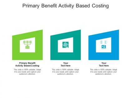 Primary benefit activity based costing ppt powerpoint presentation slides show cpb
