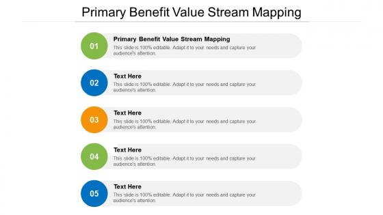Primary benefit value stream mapping ppt powerpoint presentation layouts layout cpb