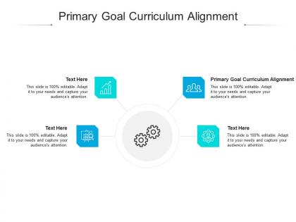 Primary goal curriculum alignment ppt powerpoint presentation pictures topics cpb