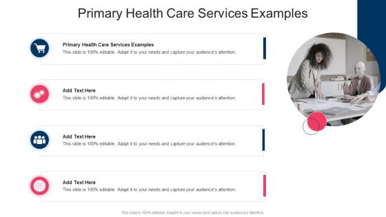 Primary Health Care Services Examples In Powerpoint And Google Slides Cpb