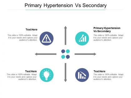 Primary hypertension vs secondary ppt powerpoint presentation professional mockup cpb