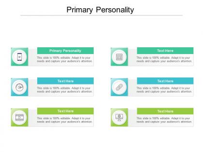 Primary personality ppt powerpoint presentation portfolio visuals cpb