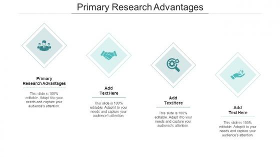 Primary Research Advantages In Powerpoint And Google Slides Cpb