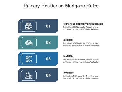 Primary residence mortgage rules ppt powerpoint presentation icon microsoft cpb