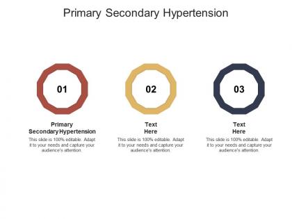 Primary secondary hypertension ppt powerpoint presentation icon structure cpb