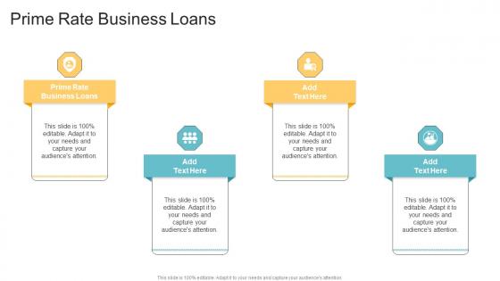 Prime Rate Business Loans In Powerpoint And Google Slides Cpb