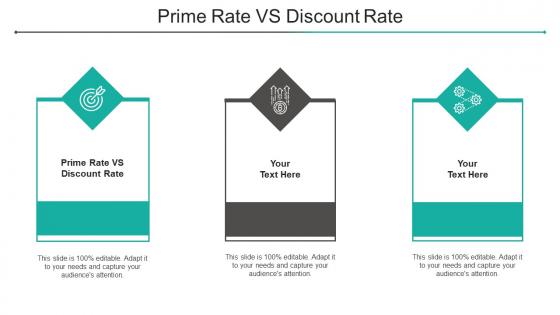 Prime Rate VS Discount Rate Ppt Powerpoint Presentation File Portfolio Cpb