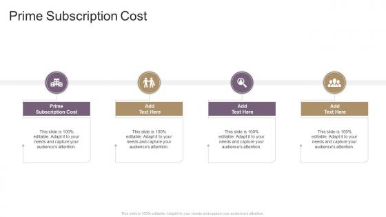 Prime Subscription Cost In Powerpoint And Google Slides Cpb