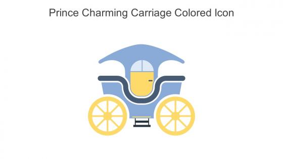 Prince Charming Carriage Colored Icon In Powerpoint Pptx Png And Editable Eps Format
