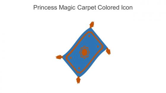 Princess Magic Carpet Colored Icon In Powerpoint Pptx Png And Editable Eps Format