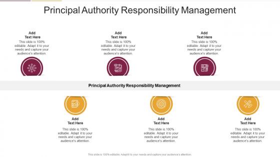 Principal Authority Responsibility Management In Powerpoint And Google Slides Cpb