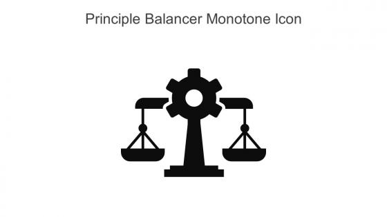 Principle Balancer Monotone Icon In Powerpoint Pptx Png And Editable Eps Format