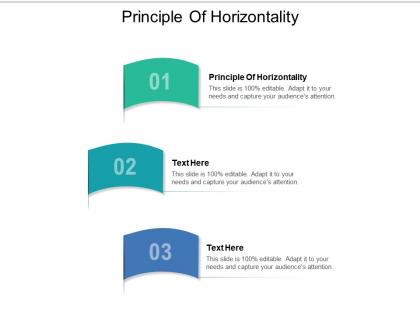 Principle of horizontality ppt powerpoint presentation professional clipart cpb