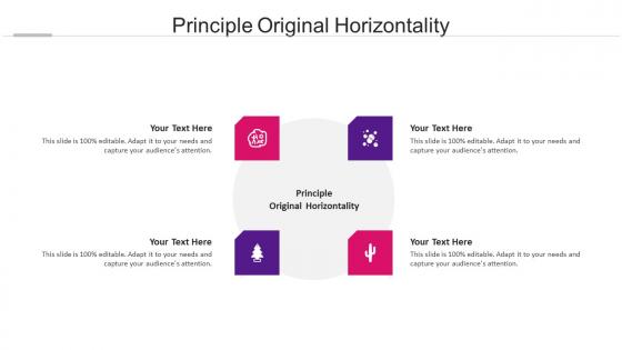 Principle original horizontality ppt powerpoint presentation summary clipart cpb
