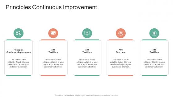 Principles Continuous Improvement In Powerpoint And Google Slides Cpb