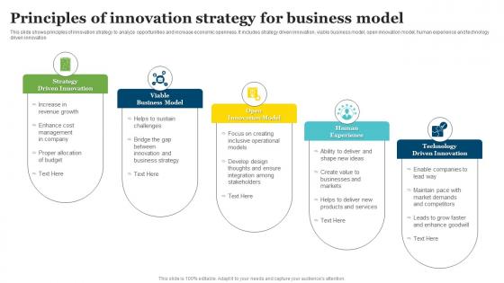 Principles Of Innovation Strategy For Business Model