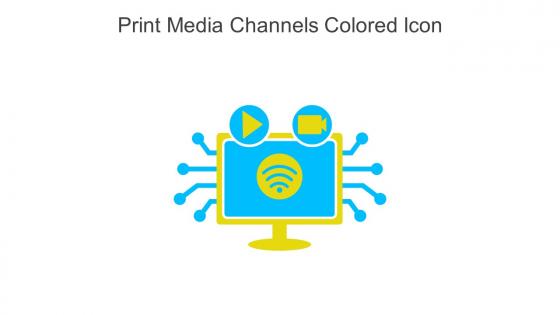 Print Media Channels Colored Icon In Powerpoint Pptx Png And Editable Eps Format