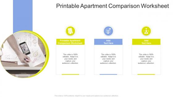 Printable Apartment Comparison Worksheet In Powerpoint And Google Slides Cpb
