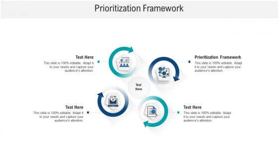 Prioritization framework ppt powerpoint presentation icon cpb