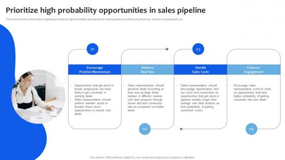 Prioritize High Probability Opportunities In Sales Pipeline Chanel Sales Pipeline Management