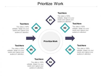 Prioritize work ppt powerpoint presentation outline graphics download cpb