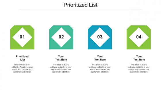 Prioritized List Ppt Powerpoint Presentation Layouts Tips Cpb