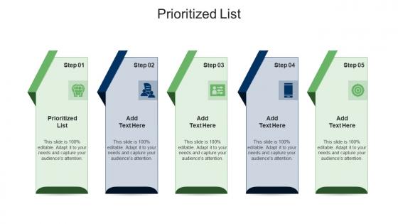 Prioritized List Ppt Powerpoint Presentation Outline Deck Cpb